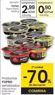 Eroski Danone - yopro fresa oferta