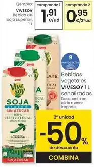 Eroski Pascual - vivesoy bebida de soja superior oferta