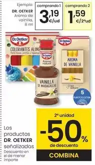 Eroski Dr oetker - aroma de vainilla oferta