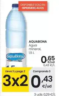 Eroski Aquabona - agua mineral oferta