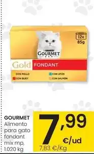 Eroski Gourmet - alimento para gato fondant mix mp oferta