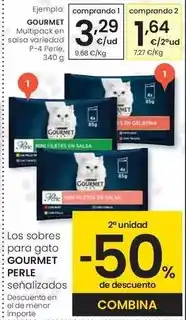 Eroski Gourmet - multipack en salsa variedad p-4 perie oferta