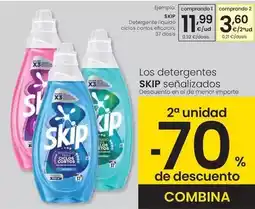 Eroski Skip - detergente liquido ciclos cortos eficacia oferta