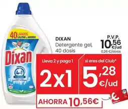 Eroski Dixan - detergente gel oferta
