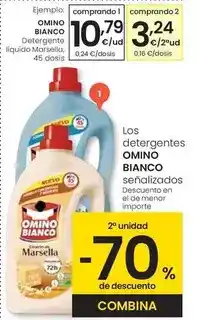 Eroski Omino bianco - detergente liquido marsella oferta