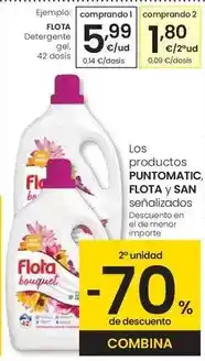 Eroski Flota - detergente gel oferta