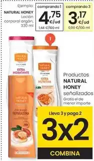 Eroski Natural honey - loción corporal argán oferta