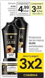 Eroski Schwarzkopf - gliss champu ultimate repair oferta