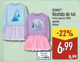 ALDI Disney - vestido de tul oferta