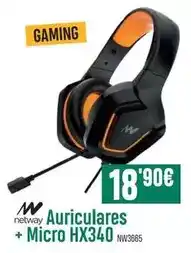 PCBox Netway - auriculares + micro hx340 oferta