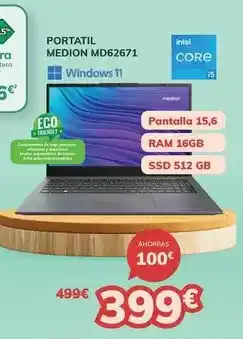 Mi electro Medion - portatil md2671 oferta