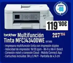 PCBox Brother - multifuncion tinta mfcj4340dwe oferta