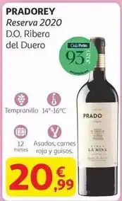 Alcampo Prado rey - reserva 2020 d.o. ribera del duero oferta