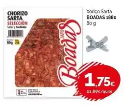 Condis Boadas - chorizo sarta oferta