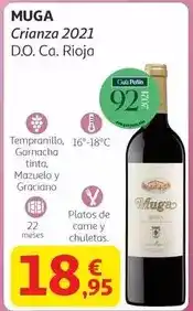 Alcampo Muga - crianza 2021 d.o. ca. rioja oferta