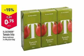 ALDI El Cultivador Tomate Frito oferta
