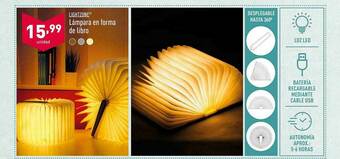 ALDI Lightzone Lámpara En Forma De Libro oferta