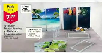 ALDI Home Creation Protector De Cocinas Y Tabla De Cortar oferta