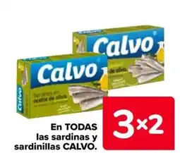 Carrefour CALVO En todas las sardinas y sardinillas oferta