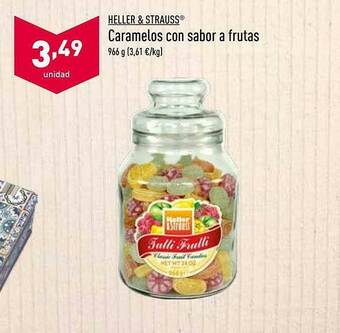 ALDI Heller & Strauss Caramelos Con Sabor A Frutas oferta