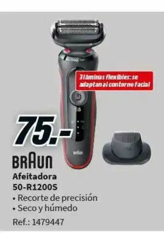 MediaMarkt Braun Afeitadora 50-r1200s oferta