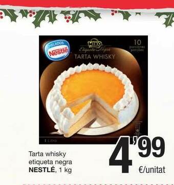 SPAR Fragadis Tarta Whisky Etiqueta Negra Nestlé oferta