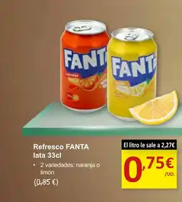 SPAR FANTA Refresco lata oferta
