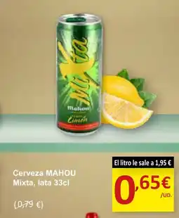 SPAR MAHOU Cerveza Mixta oferta