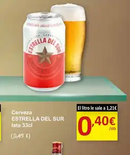 SPAR ESTRELLA DEL SUR Cerveza oferta