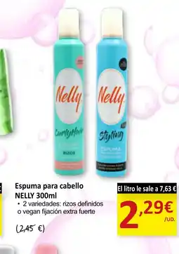 SPAR NELLY Espuma para cabello oferta