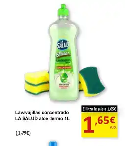 SPAR LA SULUD Lavavajillas concentrado aloe dermo oferta