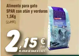 SPAR SPAR Alimento para gato con atún y verduras oferta