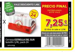 SPAR ESTRELLA DEL SUR Cerveza oferta