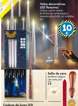 TEDi Velas decorativas LED flotantes oferta
