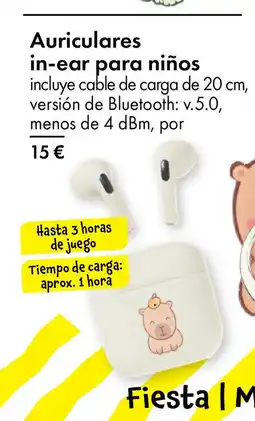 TEDi Auriculares in-ear para niños oferta