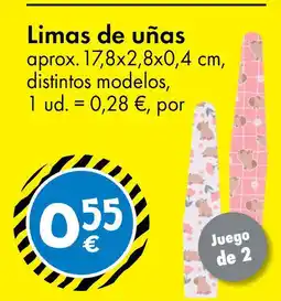 TEDi Limas de uñas oferta