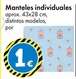 TEDi Manteles individuales oferta