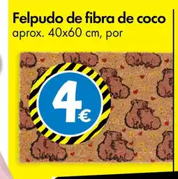 TEDi Felpudo de fibra de coco oferta