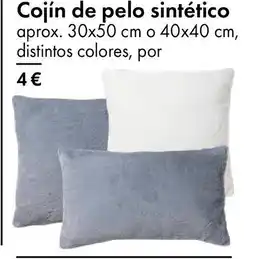 TEDi Cojín de pelo sintético oferta