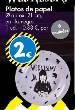 TEDi Platos de papel oferta