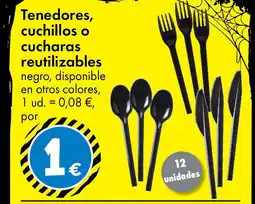 TEDi Tenedores, cuchillos o cucharas reutilizables oferta
