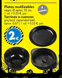 TEDi Platos reutilizables oferta