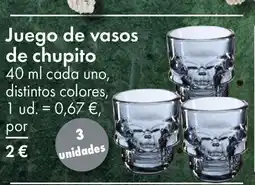 TEDi Juego de vasos de chupito oferta