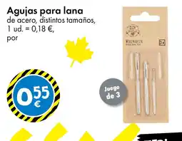 TEDi Agujas para lana oferta