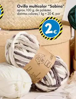 TEDi Ovillo multicolor Sabina oferta
