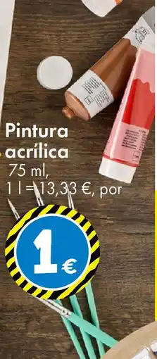 TEDi Pintura Pintura acrílica 75 ml, oferta