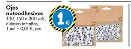 TEDi Ojos autoadhesivos oferta