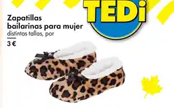 TEDi Zapatillas bailarinas para mujer oferta