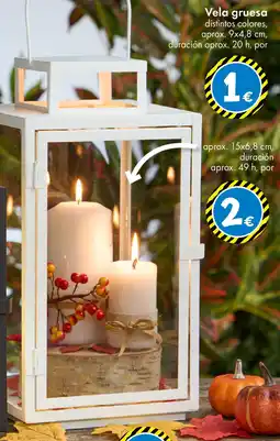 TEDi Vela gruesa oferta