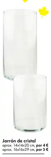 TEDi Jarrón de cristal oferta